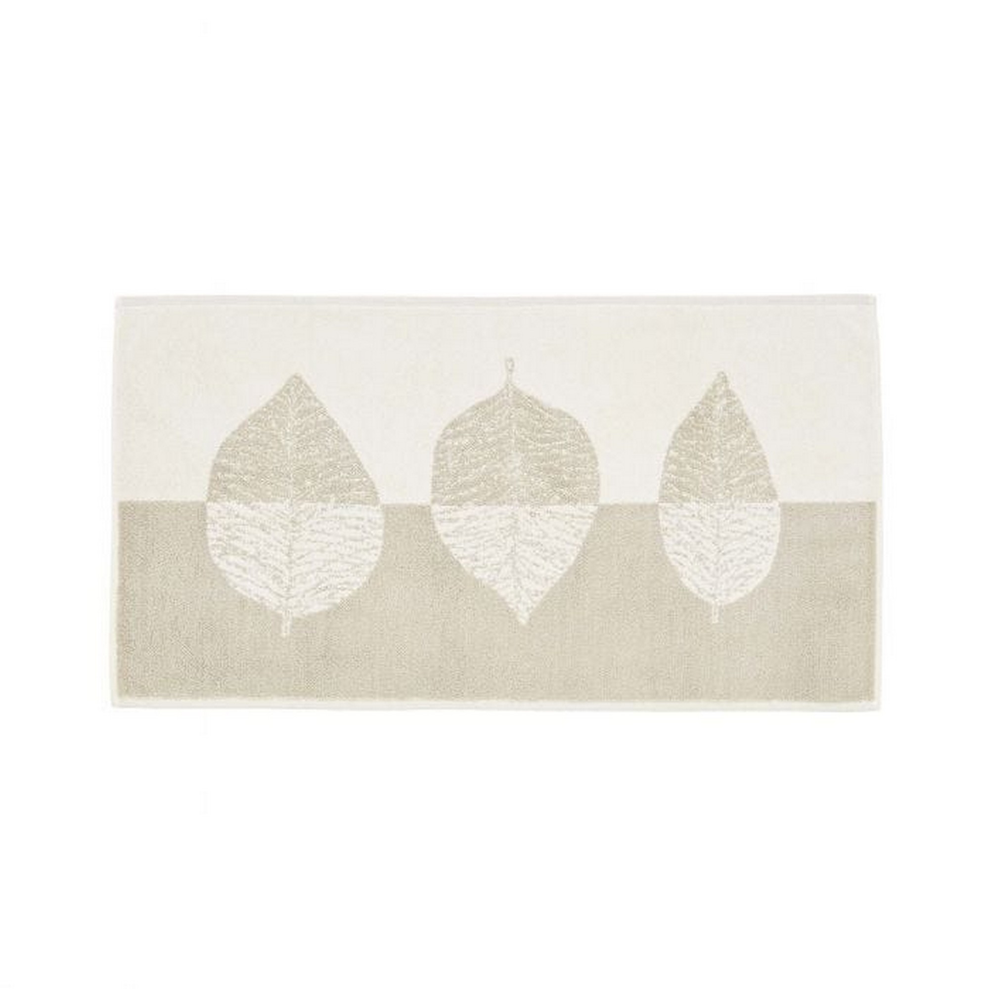 Unna Veined Leaf Bath Mat By Helena Springfield In Chartreuse Green